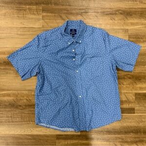 George Blue Casual Button Down Shirt